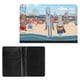 thumbnail image 2 of Robot Dreams Porta Pasaporte Y Cartera De Viaje Premium De Cuero Pu Funda De Pasaporte Bloqueo Rfid Con Ranuras Para Tarjetas De Crédito Estuche Para Libro De Pasaporte Para Familia 10cm × 15cm, 2 of 6