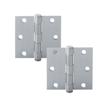 Pack 2 Bisagras Acero Odis 3,5”×3,5”×2,0Mm - Plata