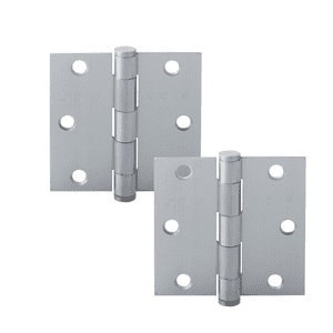 Pack 2 Bisagras Acero Odis 3,5”×3,5”×2,0Mm - Plata