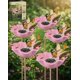 thumbnail image 1 of Estaca jardín flor metal hecha mano con baño abejas decoración exterior regalo polinizadores, 1 of 8