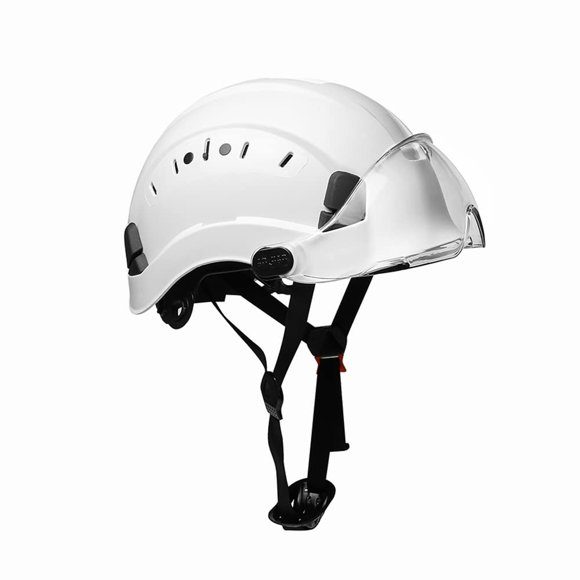 Casco de seguridad ajustable SMASYS de ABS con visera