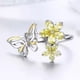 thumbnail image 2 of Anillo mariposa ajustable plata 925, 2 of 3