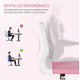 thumbnail image 3 of Silla de oficina ergonómica con soporte lumbar color multicolor, 3 of 3