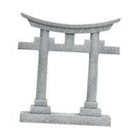 Ioensy - Figura De Santuario De Puerta Torii Japonesa, Ornamento De Paisaje Para Decoración De Acuario, 7,1X2,3X8,3 Cm