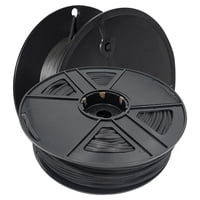 Fine Product Supply - Rollo Screen Spline De 250 Pies, 0,125 Pulgadas, Redondo, Negro