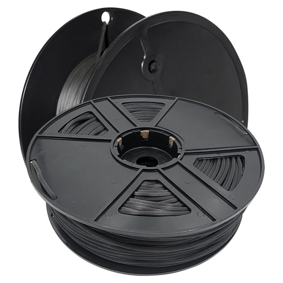 Rollo Screen Spline de 250 pies, 0,125 pulgadas, redondo, negro