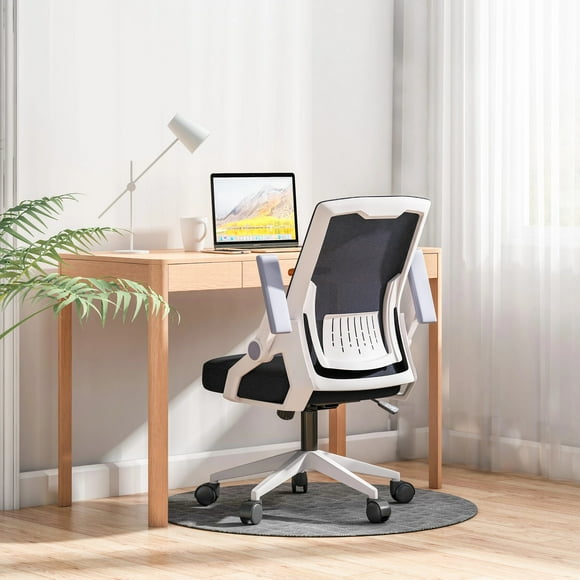 Silla de oficina luxury ergonómica blanco-negra