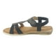 thumbnail image 2 of Sandalia Chalada Mujer Alka-1 Negro Plano, 2 of 6