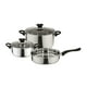 thumbnail image 1 of Batería de Cocina De Acero Inoxidable 5 Piezas Corazza Plateado, 1 of 4