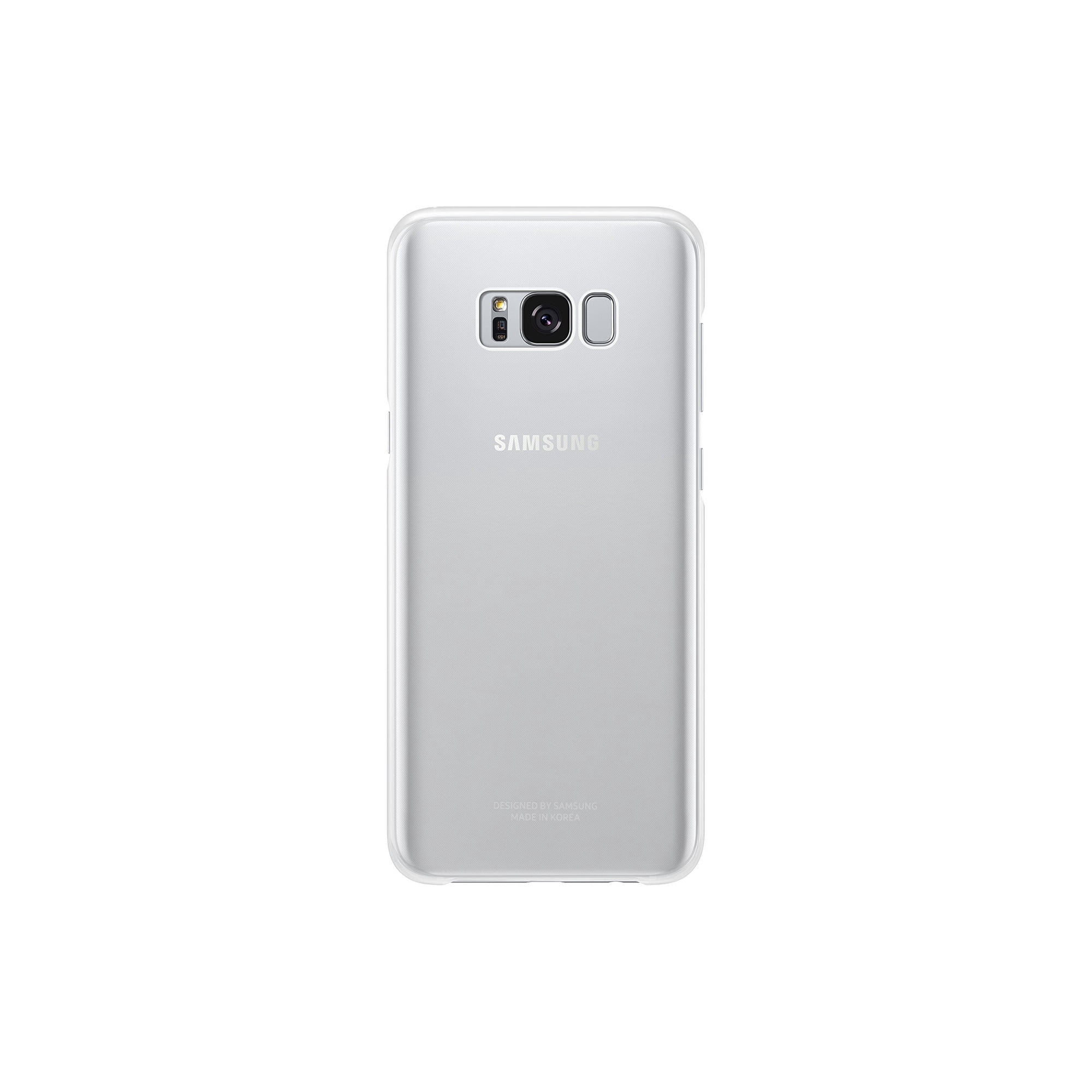 Funda Protectora Samsung Galaxy S8+ Transparente Plata