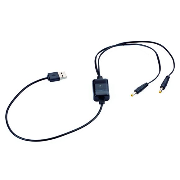 Cable de carga USB Therm-ic para baterías recargables C-Pack de plantillas calefactables (T41-0501-001)