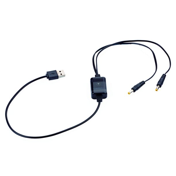 Cable de carga USB Therm-ic para baterías recargables C-Pack de plantillas calefactables (T41-0501-001)
