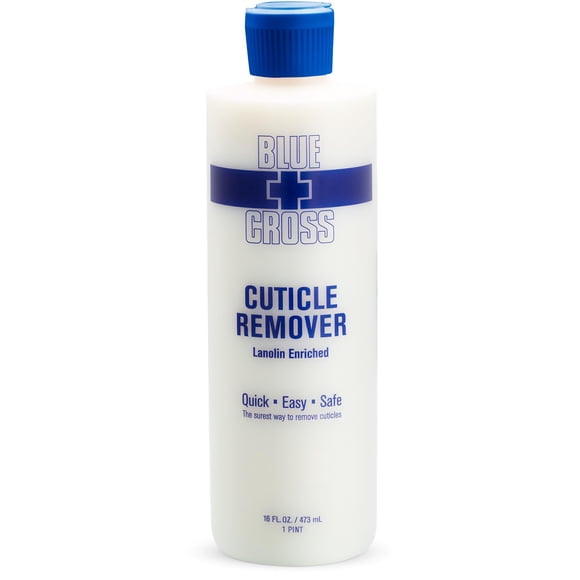Líquido removedor de cutículas Blue Cross 473 ml para uñas