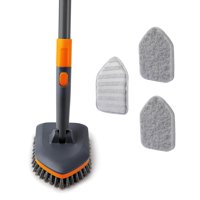 Cepillo Para Fregar Azulejos Cleanhome Con 3 Cabezales Funcionales De 56 Cm