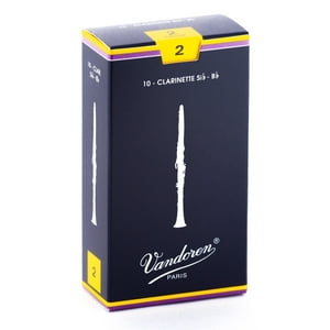 Vandoren - Caja De Cañas Clarinete Sib Tradicional Nº 2 Cr102
