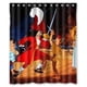 thumbnail image 1 of Cortina de ducha Peter Pan Amazing, juego de cortinas de baño con ganchos, tamaño 60 x 72 pulgadas, 1 of 3