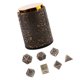 thumbnail image 3 of 7 Piezas De Dados Poliédricos D4 D6 D8 D10 D12 D20 Para Juegos De Rol D&D + Taza De Dados, 3 of 4