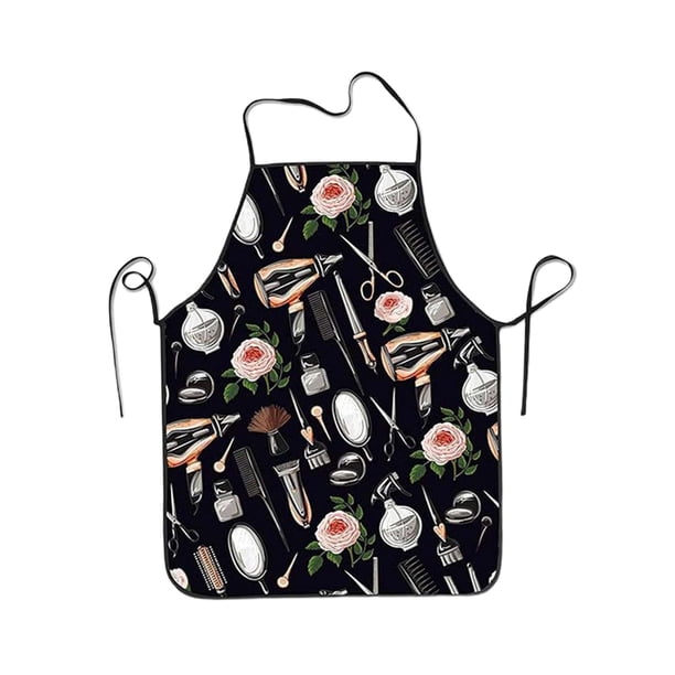 Delantal de peluquero de salón, delantal de Chef de cocina temático, delantal de pintura cómodo, delantal de taller para cocina, floristería, barbacoa