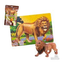 Wenno - Puzzle Leon 36 Piezas + Figura