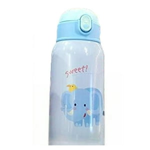 Total Click - Botella De Agua Infantil 500Ml Diseño Elefante Azul