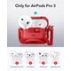 thumbnail image 2 of Funda ESR Cyber Series roja para AirPods Pro 3 con MagSafe, 2 of 9