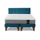 thumbnail image 5 of Cama Europea Zen Best 2 Plazas Colchon Resortes Base Dividida + Respaldo Tela Azul, 5 of 6