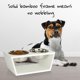 thumbnail image 2 of Soporte elevado para cuencos de perro Pawfect Pets 18 cm blanco, 4 cuencos, 2 of 8