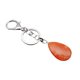 thumbnail image 5 of linda forma de gota de agua colgante de piedras preciosas llavero llavero diy rojo, 5 of 5