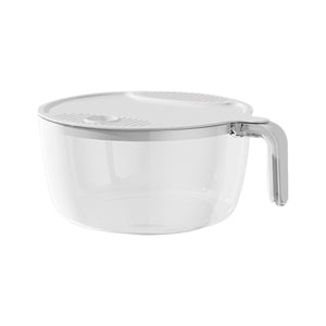 Magideal - Colador Filtro De Lavado De Arroz Cesta De Colador Accesorios De Cocina Cesta De Drenaje Multifuncional Para Patatas Zanahorias Espinacas Fideos Blanco S