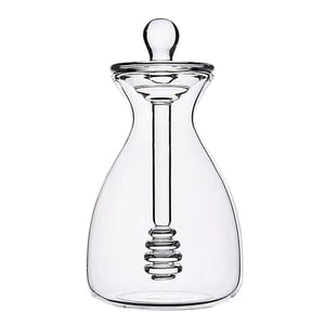 Bothyi - Dispensador De Tarro De Miel, Recipiente Transparente De Abeja Para Boda, Fiesta, Jarabe, Oficina