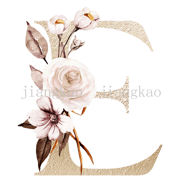 Personalised Name Initial Backpack with Pink Gold Letter Design Girls Kid Nursery Child Pre School Rucksack School Bag Backpack