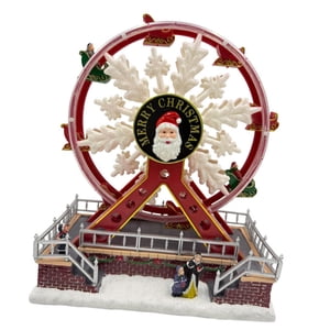 Bothyi - Figura De Noria Con Decoración Navideña, Escultura Para Escritorio De Oficina Y Vacaciones