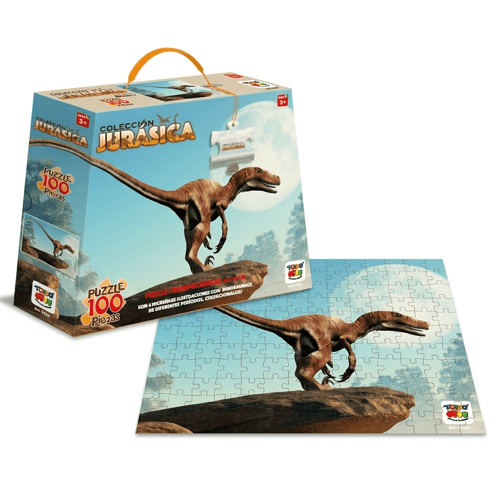 Puzzle Deinonychus Colección Jurásica (100 Piezas) - Toyng