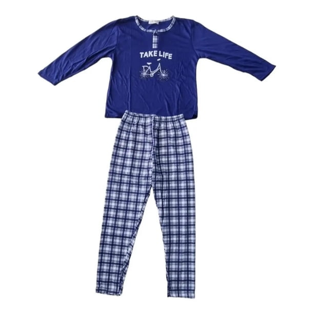 Pijama Niño Manga Larga Franela