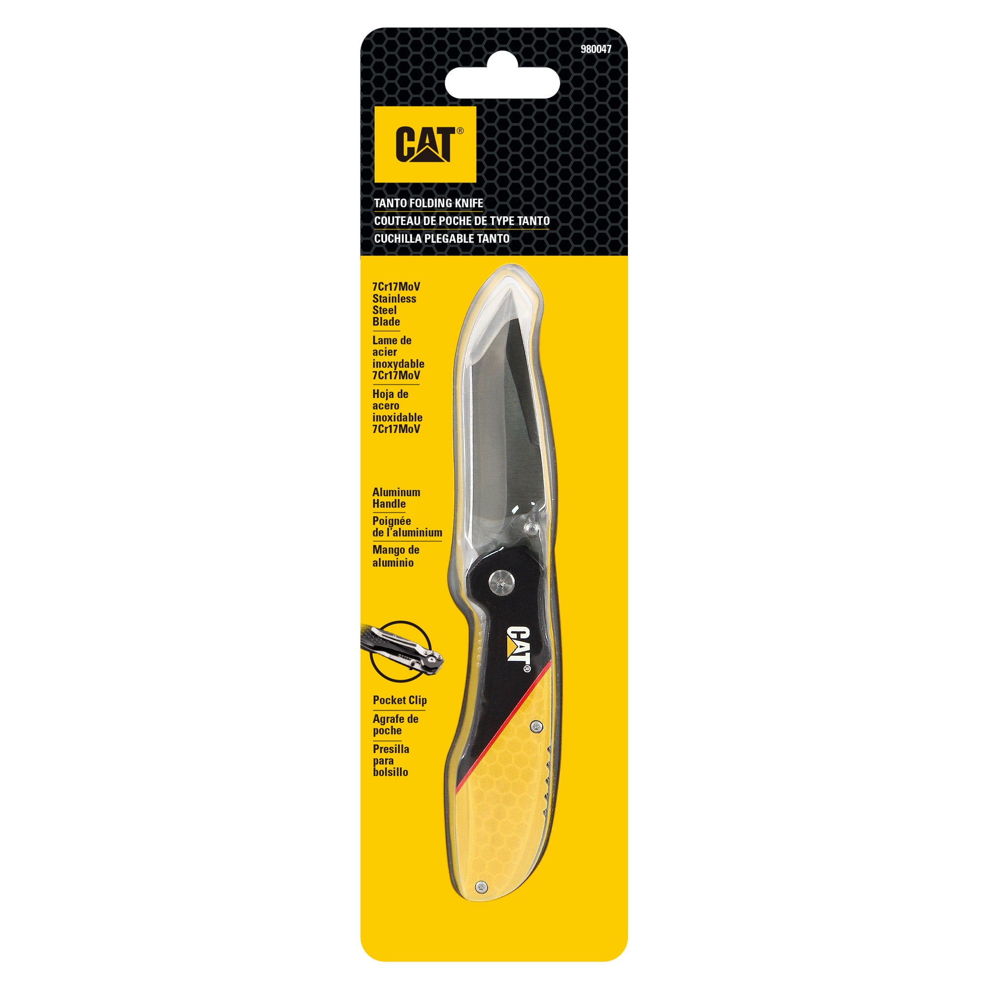 Cat - Cuchillo Navaja Plegable 980047 Tanto