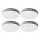 thumbnail image 1 of Pack 4 Panel Led Foco Plafón Backlite Sob Redondo 24w 6500k Blanco, 1 of 8