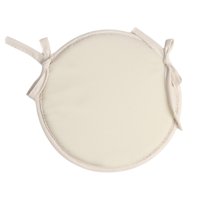 Ioensy - Cojín Redondo Para Silla, Suave, Sencillo, Cómodo, Cojín Para Meditación, Taburete, Color Beige, 38Cm