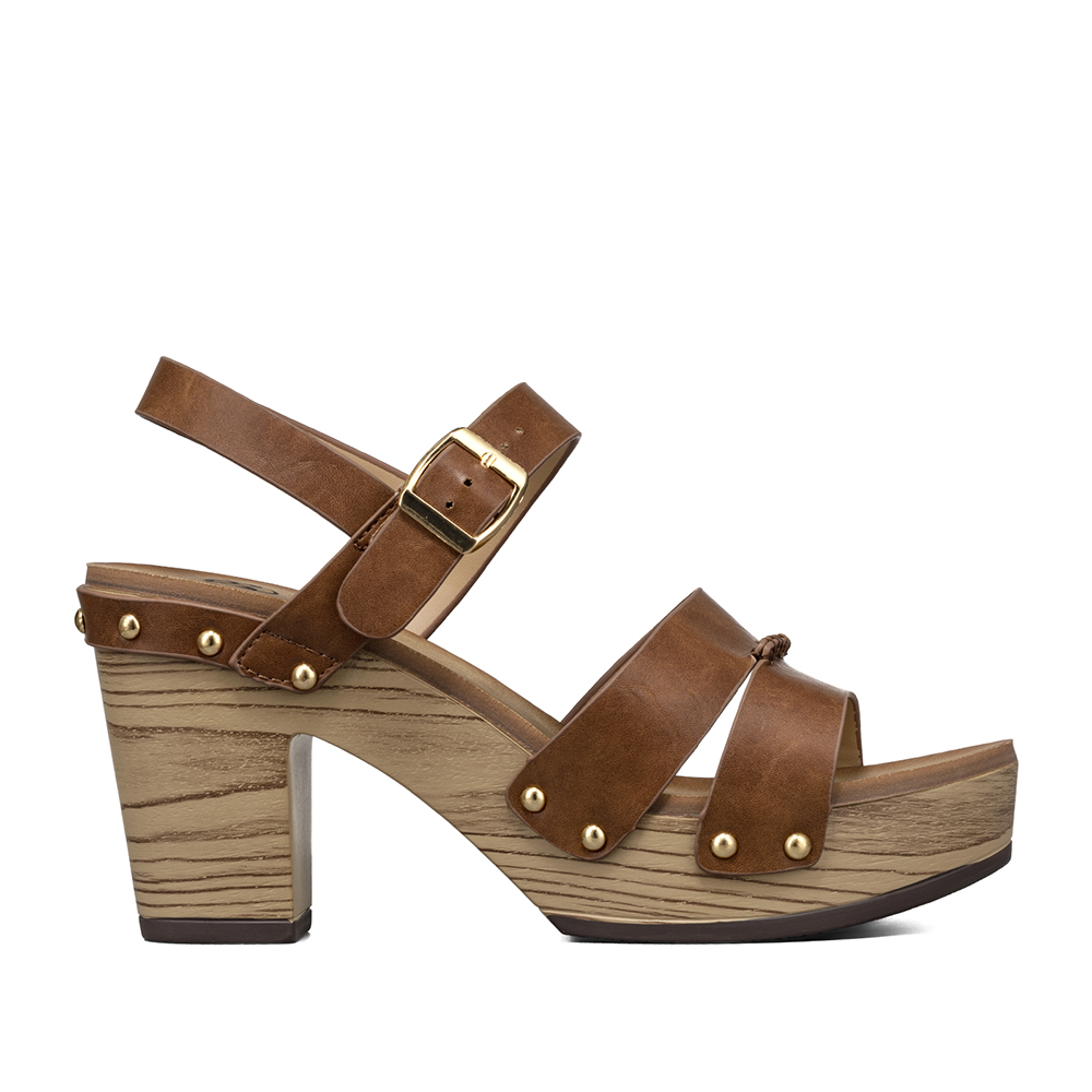 Sandalia Casual Taco Grueso Vintage Mujer Weide Js81