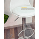 thumbnail image 3 of Silla Alta Taburete Nicky Ajustable - Blanco, 3 of 3