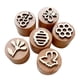 thumbnail image 2 of Sellos De Madera, Sellos Decorativos De Arcilla Para Hacer Tarjetas, Proyectos De Arte, Decoraciones, Abejas, Ciclo De Flores, 2 of 5