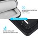 thumbnail image 2 of Bolso de hombro para portátil Lacdo 360° con protección de 14 pulgadas, negro, 2 of 7