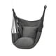 thumbnail image 2 of Hamaca Silla Colgante Cuerda Silla para Exteriores Interior Resistente Camping Hamaca Asiento Cojines Incluidos Tejido para Playa Patio Terraza Jardín Gris, 2 of 5