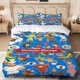 thumbnail image 1 of 3pcs CGmonkey Curious Monkey New Preview Digital Print Bedding Set High-Density Polyester, 1 of 1