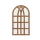 thumbnail image 4 of Espejo De Panel De Ventana Arqueado, Decoración Del Hogar De Pared Acrílica Para Chimenea, Cocina, Hogar, Marrón, 4 of 5