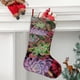 thumbnail image 2 of Plantas Suculentas Tema: Calcetines de Navidad, fino lino blanco para colgar en escaleras y chimenea, decoración navideña para el hogar, regalo de Navidad.54cm×38cm, 2 of 5