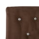 thumbnail image 3 of Respaldo Cama Diamond 1.5 Plaza Felpa Chocolate, 3 of 4