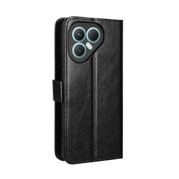 Funda tipo libro para Tecno Pova 7 Pro 5G, cartera todo‑en‑uno, funda multifuncional con tarjetero y correa de muñeca desmontable