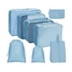 thumbnail image 3 of 8x Cubos De Embalaje Ligeros Para Maletas Maletas Bolsas De Almacenamiento De Ropa Azul, 3 of 3