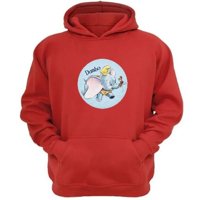 Genérico - Polerón Canguro Elefante Dibujos Animados Rojo Talla S Unisex