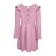 thumbnail image 1 of Vestido Niña Manga Larga Tejido Palo Rosa, 1 of 3